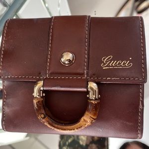 Gucci Vintage Bamboo Wallet